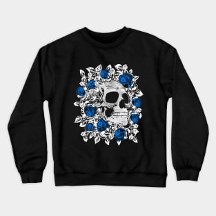 Skull and Roses Crewneck Sweatshirt